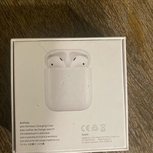 Apple AirPods with Wireless Charging Case - Sleek White